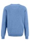 Fynch-Hatton V-Neck Fine Knit Cotton Pullover Light Sky