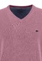 Fynch-Hatton V-Neck Fine Knit Cotton Pullover Lilac