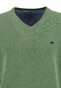 Fynch-Hatton V-Neck Fine Knit Cotton Trui Spring Green