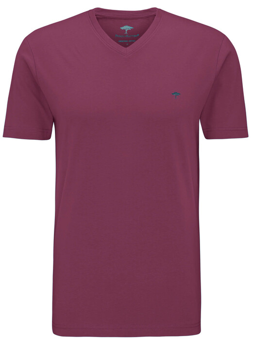 Fynch-Hatton V-Neck T-Shirt Berry