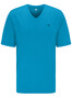 Fynch-Hatton V-Neck T-Shirt Crystalblue