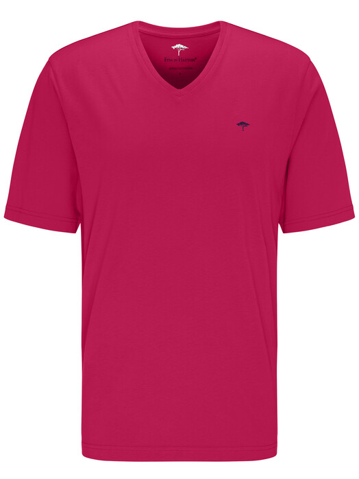 Fynch-Hatton V-Neck T-Shirt Fruit Pink