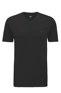 Fynch-Hatton V-Neck T-Shirt T-Shirt Zwart
