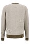 Fynch-Hatton V-Neck Two Tone Fine Texture Pullover Deep Forest