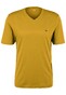 Fynch-Hatton V-Neck Uni Cotton T-Shirt Mosterd