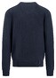 Fynch-Hatton V-Neck Uni Superfine Cotton Pullover Navy