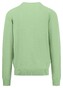 Fynch-Hatton V-Neck Uni Superfine Cotton Pullover Soft Green