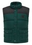 Fynch-Hatton Vest Material Mix Body-Warmer Emerald