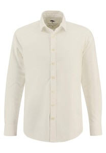 Fynch-Hatton Washed Oxford Kent Overhemd Off White