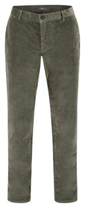 Fynch-Hatton Wide Corduroy Flat-Front Ribbroek Dusty Forest