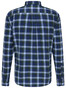 Fynch-Hatton Winter Big Check Overhemd Navy-Moss