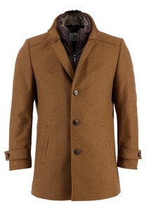 Fynch-Hatton Wool Material Mix Coat Coat Camel