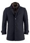 Fynch-Hatton Wool Material Mix Coat Navy