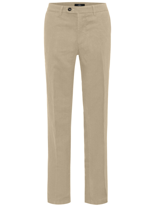 Fynch-Hatton Zambia Pure Linen Pants Beige