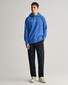 Gant 1949 Archive Shield Graphic Logo Sweat Hoodie Pullover Rich Blue