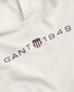 Gant 1949 Archive Shield Graphic Logo Sweat Hoodie Trui Eggshell