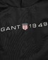 Gant 1949 Archive Shield Graphic Logo Sweat Hoodie Trui Zwart