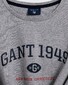 Gant 1949 New Haven T-Shirt Grijs Melange
