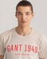 Gant 1949 Short Sleeve T-Shirt Khaki