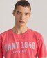 Gant 1949 Short Sleeve T-Shirt Watermelon Pink