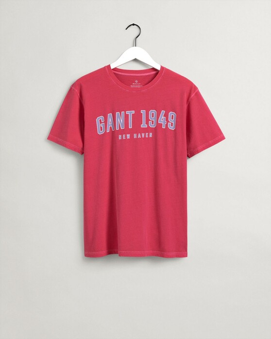 Gant 1949 Short Sleeve T-Shirt Watermelon Pink