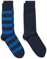 Gant 2Pack Bar Stripe Socks College Blue