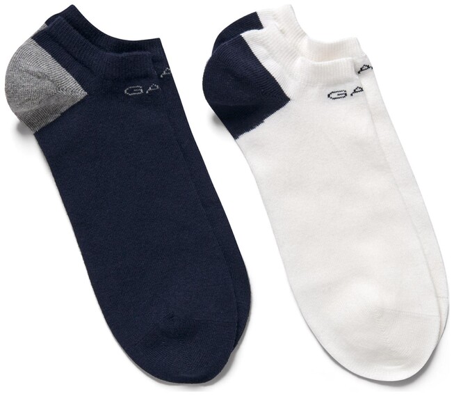 Gant 2Pack Block Color Sneaker Socks Navy
