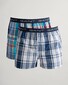 Gant 2Pack Check Madras Boxershort Underwear Hamptons Blue