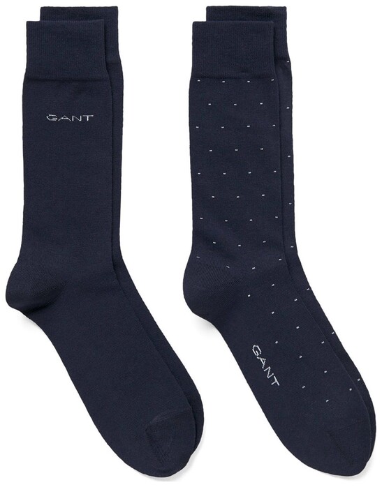 Gant 2Pack Micro Dot Socks Navy
