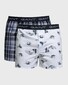 Gant 2Pack Shorts Fishing Check Underwear White