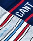 Gant 2Pack Stripe And Logo Sock Giftbox Sokken Persian Blue
