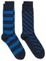 Gant 2Pack Striped Socks Gift Box Sokken Yale Blue