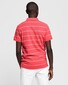 Gant 3 Color Piqué Short Sleeve Polo Watermeloen Rood