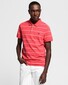 Gant 3 Color Piqué Short Sleeve Poloshirt Watermelon Red