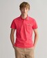 Gant 3-Color Tipped Solid Pique Embroidery Logo Poloshirt Magenta Pink