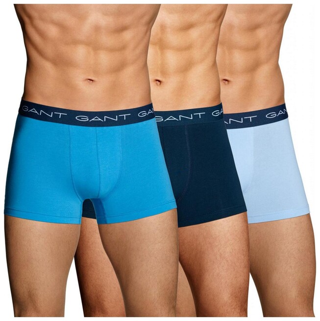 Gant 3Pack 3 Color Shorts Underwear Capri Blue