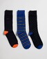 Gant 3Pack Mix Socks Gift Box Sokken Blauw