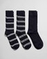 Gant 3Pack Mixed Socks Sokken Licht Grijs
