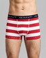 Gant 3Pack Rugby Stripe Trunk Underwear Bright Red