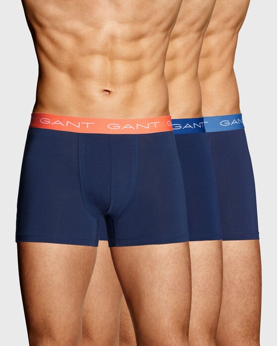 Gant 3Pack Seasonal Solid Shorts Ondermode College Blue