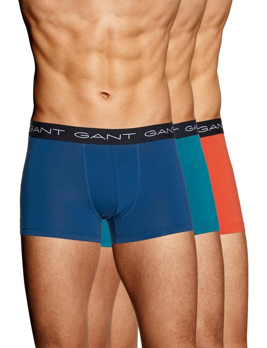 Gant 3Pack Seasonal Solid Underwear Indigo Blue