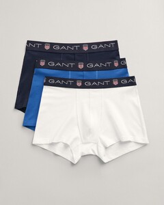 Gant 3Pack Shield Details Solid Color Trunk Ondermode Wit