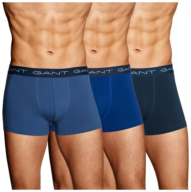 Gant 3Pack Shorts Ondermode Hurricane Blue