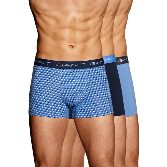 Gant 3Pack Shorts Underwear Pacific Blue
