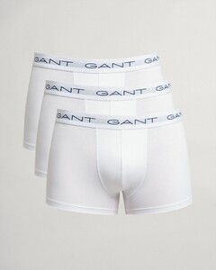 Gant 3Pack Solid Color Trunks Ondermode Wit
