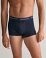 Gant 3Pack Solid Color Trunks Underwear Marine