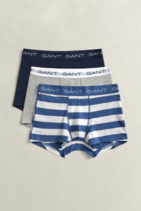 Gant 3Pack Stripe Trunk Underwear Vintage Blue