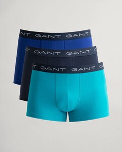 Gant 3Pack Trunk Underwear Turquoise Lagoon