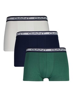 Gant 3Pack Trunks Ondermode Woody Green