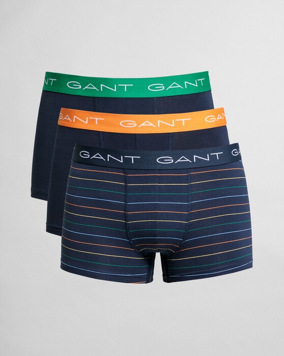 Gant 3Pack Yarn Dyed Stripes Underwear Marine